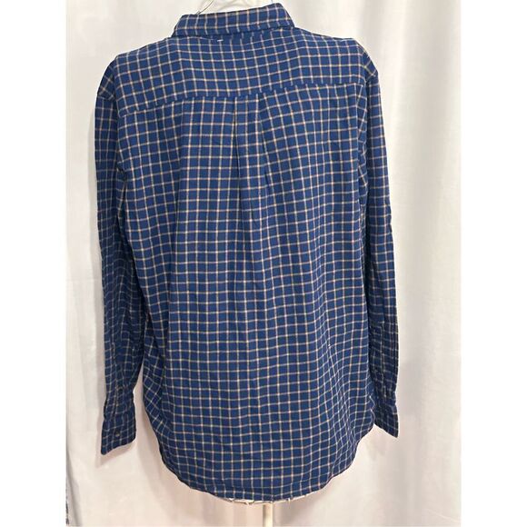 NEW WITH TAGS ST. JOHNS BAY MEN'S SIZE LARGE BLUE BUTTON DOWN SHIRT NWT 100% cot - Picture 5 of 6